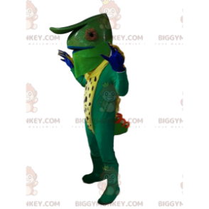 Chameleon BIGGYMONKEY™ Mascot Costume. Chameleon Costume -