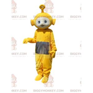 Costume de mascotte BIGGYMONKEY™ de Laa-laa le Teletubby jaune.