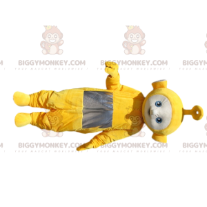 Costume de mascotte BIGGYMONKEY™ de Laa-laa le Teletubby jaune.