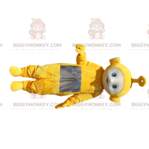 Kostým maskota BIGGYMONKEY™ žlutého Teletubbyho Laa-laa. Kostým