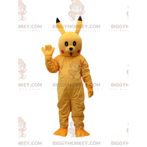 Traje de mascote Pikachu BIGGYMONKEY™ de Pokémon, a pequena