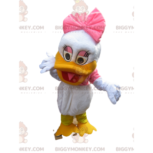 Traje de mascote BIGGYMONKEY™ da querida Daisy de Donald.
