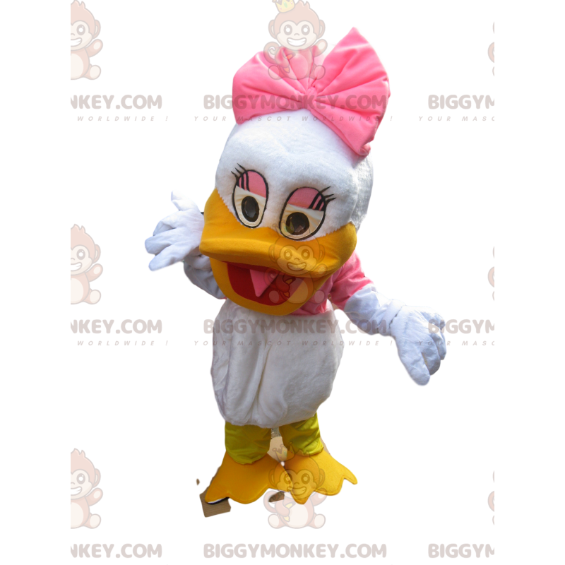 BIGGYMONKEY™ Maskottchenkostüm von Donalds Liebling Daisy.