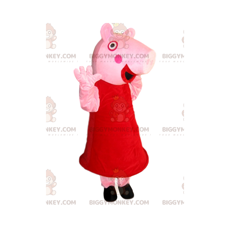 Costume da mascotte BIGGYMONKEY™ di Peppa Pig. Costume da Peppa