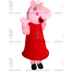 BIGGYMONKEY™ Maskottchenkostüm von Peppa Pig. Peppa Wutz-Kostüm
