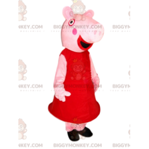 BIGGYMONKEY™ Maskottchenkostüm von Peppa Pig. Peppa Wutz-Kostüm