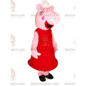 Peppa Pigs BIGGYMONKEY™ maskotkostume. Peppa grise kostume -
