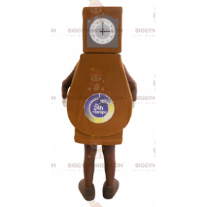 Costume de mascotte BIGGYMONKEY™ d'horloge de parquet géante -