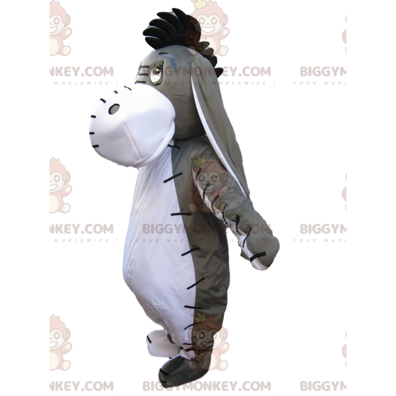 Costume de mascotte BIGGYMONKEY™ de Bourriquet, l'âne du dessin