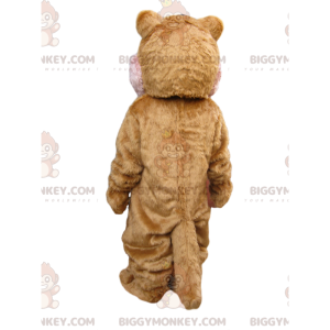 BIGGYMONKEY™ Mascottekostuum Te schattige hamster met vier