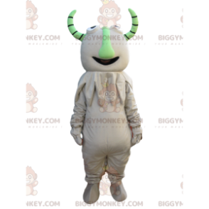 Fantasia de mascote BIGGYMONKEY™ Monstro engraçado com chifres