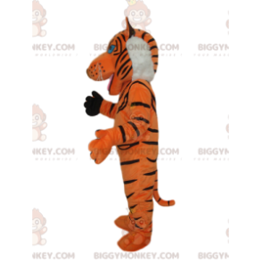 Costume da mascotte Tiger BIGGYMONKEY™ con criniera bianca -