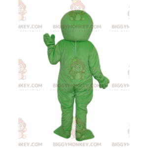 BIGGYMONKEY™ Costume da mascotte Alieno verde con occhi neri -