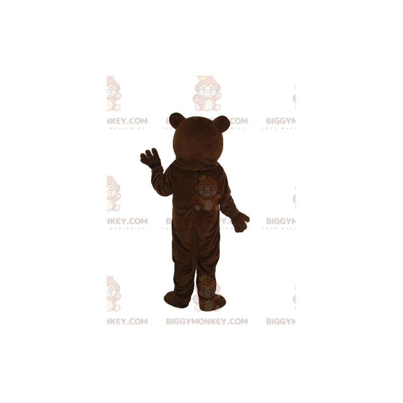 Notre Costume de mascotte BIGGYMONKEY™ d'ours marron agressif -