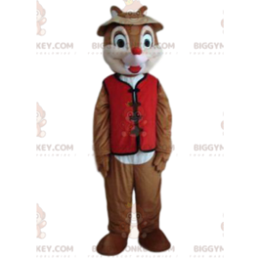 Costume da mascotte da piccolo scoiattolo BIGGYMONKEY™ con