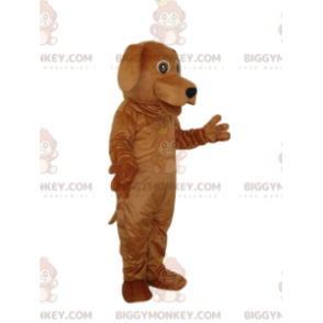 BIGGYMONKEY™ Maskottchenkostüm Eisbrauner Hund mit süßer