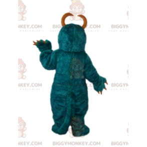 BIGGYMONKEY™ mascot costume of Sully, the blue monster from