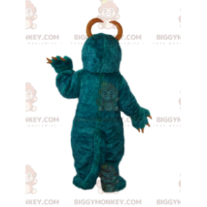 BIGGYMONKEY™ maskotdräkt av Sully, det blå monstret från