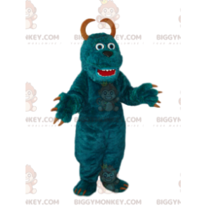 BIGGYMONKEY™ mascottekostuum van Sully, het blauwe monster van