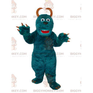 BIGGYMONKEY™ mascottekostuum van Sully, het blauwe monster van