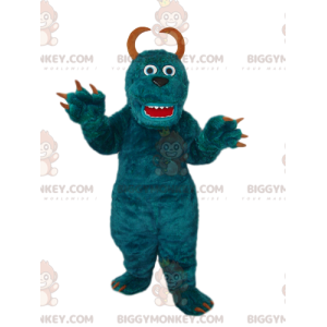 BIGGYMONKEY™ maskotkostume af Sully, det blå monster fra