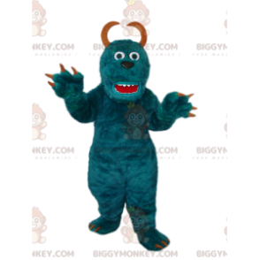 BIGGYMONKEY™ maskotkostume af Sully, det blå monster fra