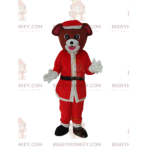 Costume da mascotte cane marrone BIGGYMONKEY™ con costume da