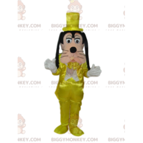 Costume de mascotte BIGGYMONKEY™ de Dingo avec un costume jaune