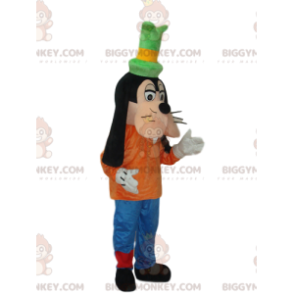 Costume da mascotte Pippo BIGGYMONKEY™ con cappello a cilindro