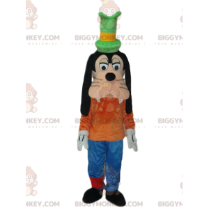 Disfraz de mascota Goofy BIGGYMONKEY™ con sombrero de copa