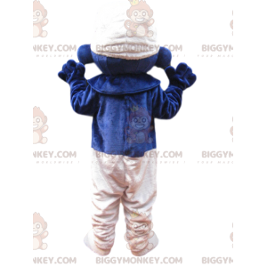 Costume de mascotte BIGGYMONKEY™ de schtroumph avec un regard