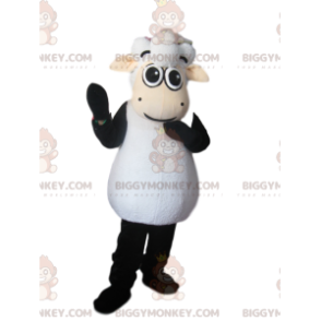 Black and White Sheep BIGGYMONKEY™ Mascot Costume -