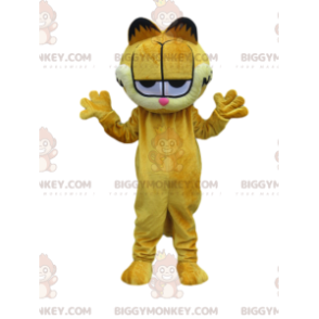 BIGGYMONKEY™ maskotkostume af Garfield, vores yndlings grådige