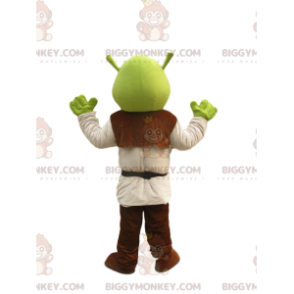 BIGGYMONKEY™ mascottekostuum van Shrek, de grappige boeman van