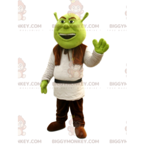 BIGGYMONKEY™ mascottekostuum van Shrek, de grappige boeman van