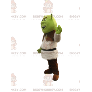 BIGGYMONKEY™ mascottekostuum van Shrek, de grappige boeman van