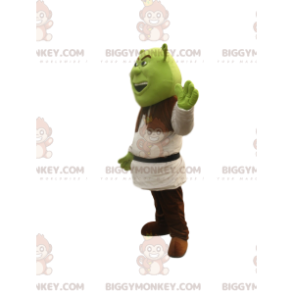 BIGGYMONKEY™ costume mascotte di Shrek, l'orco divertente di