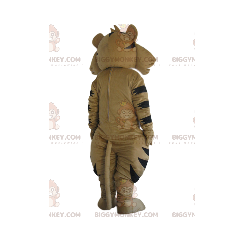 Maskotka BIGGYMONKEY™ Kostium beżowego tygrysa z pięknym