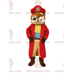 Costume da mascotte scoiattolo BIGGYMONKEY™ con fantastico