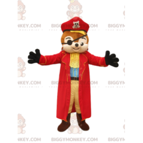 Costume da mascotte scoiattolo BIGGYMONKEY™ con fantastico