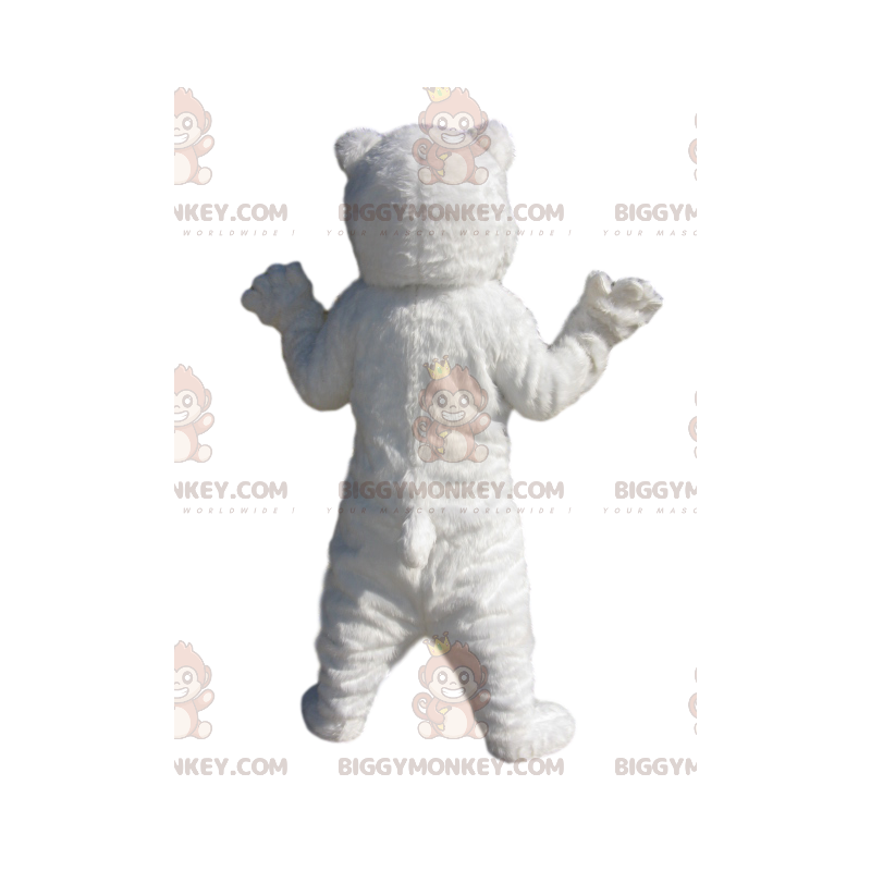 Isbjørn BIGGYMONKEY™ maskotkostume. Isbjørnekostume -