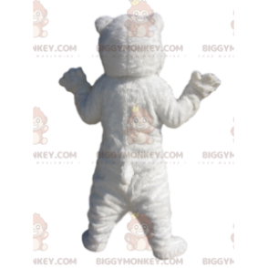 Fantasia de mascote de urso polar BIGGYMONKEY™. Fantasia de