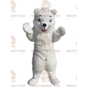 Fantasia de mascote de urso polar BIGGYMONKEY™. Fantasia de