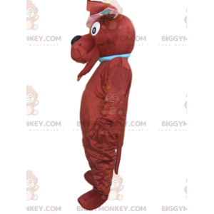 BIGGYMONKEY™ Mascot Costume Brown Dog With Huge Smile –