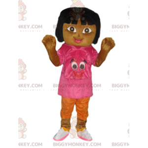 Kostým maskota Dora the Explorer BIGGYMONKEY™ s tričkem a