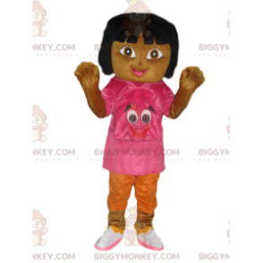 Costume de mascotte BIGGYMONKEY™ de Dora l'Exploratrice avec un