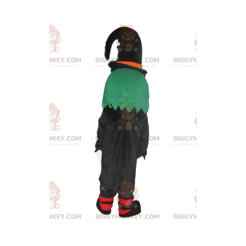 Very friendly witch BIGGYMONKEY™ mascot costume with funny hat