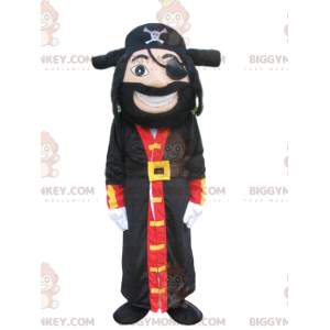 Costume de mascotte BIGGYMONKEY™ de pirate avec un grand