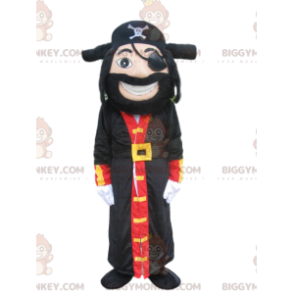 Costume de mascotte BIGGYMONKEY™ de pirate avec un grand