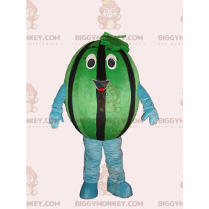 Leende jätte grön och svart vattenmelon BIGGYMONKEY™